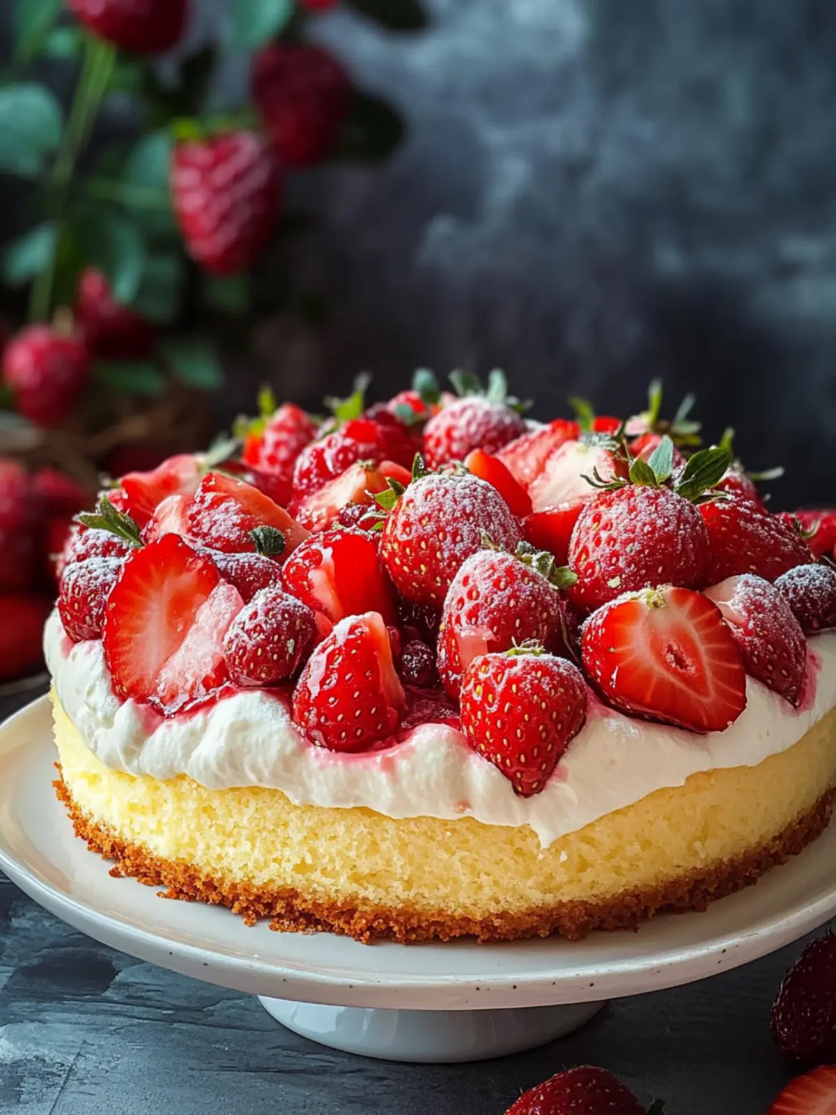Fantakuchen mit Erdbeeren: Erfrischender Genuss für Feste 3 Fantakuchen mit Erdbeeren