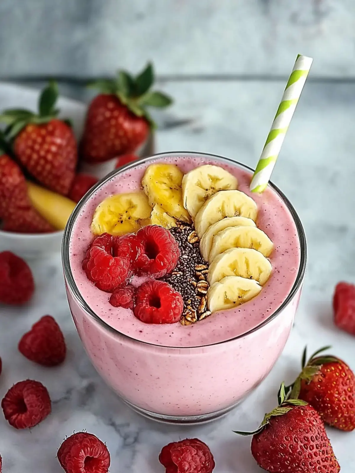 Erdbeer-Banane-Smoothie-Schüssel: Gesund und Lecker für Jeden 5 Erdbeer-Banane-Smoothie-Schüssel