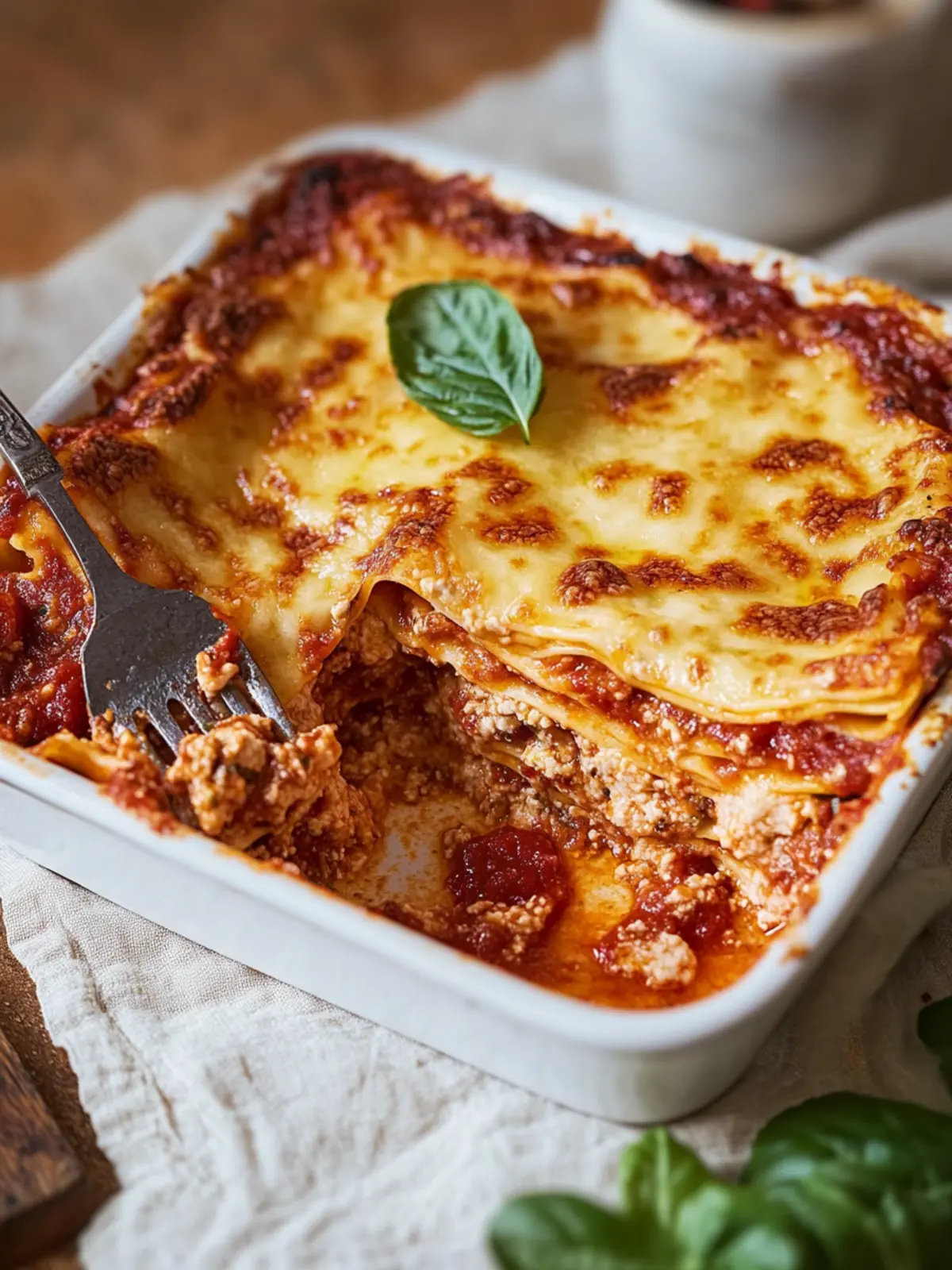 einfache italienische Lasagne