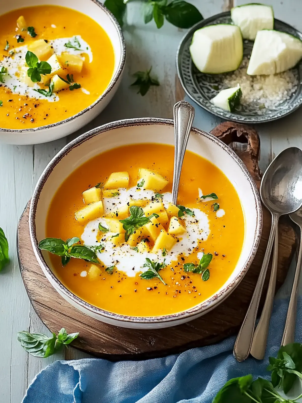 Möhren-Mango-Suppe „Sommerliebe“