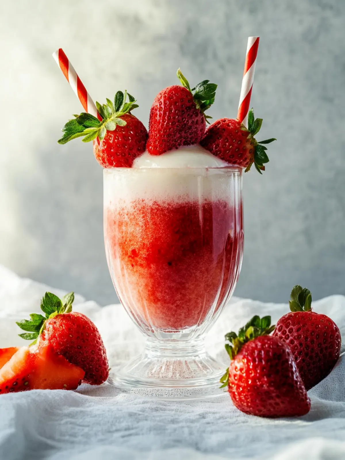 Erdbeer-Slushies: Frisch, einfach und perfekt für den Sommer 5 Erdbeer-Slushies