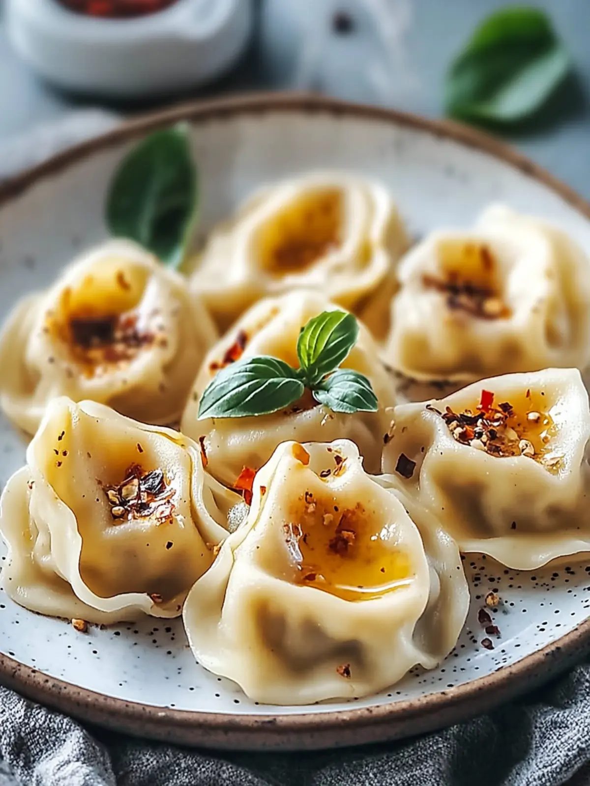 Vegane Manti-Teigtaschen: Herzhaft, einfach und köstlich 3 Vegane Manti-Teigtaschen