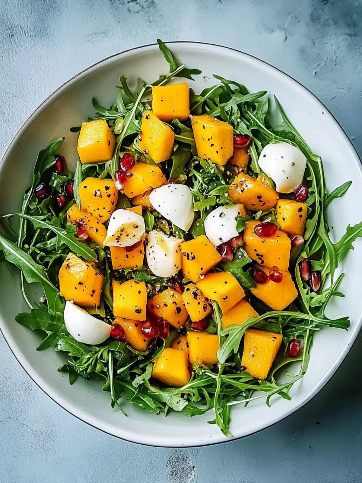 Rucola Mango Salat mit Pinienkernen: Frisch und unvergesslich 2 Rucola Mango Salat Pinienkerne