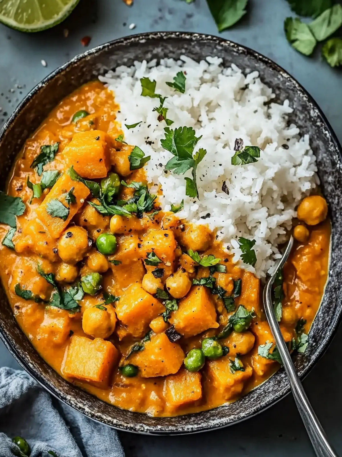 Süßkartoffel und Kichererbsen Curry: Gesund und einfach Genießen 3 Süßkartoffel und Kichererbsen Curry