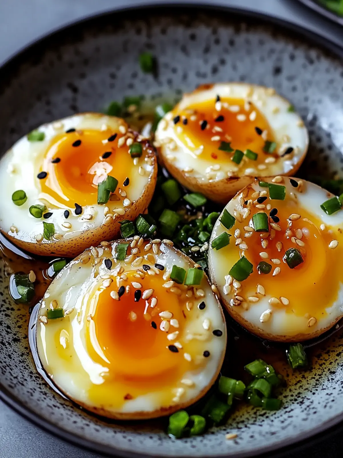 Koreanische Sojasoße marinierte Eier Rezept für dein Glücksgefühl 2 Koreanische Sojasoße marinierte Eier Rezept