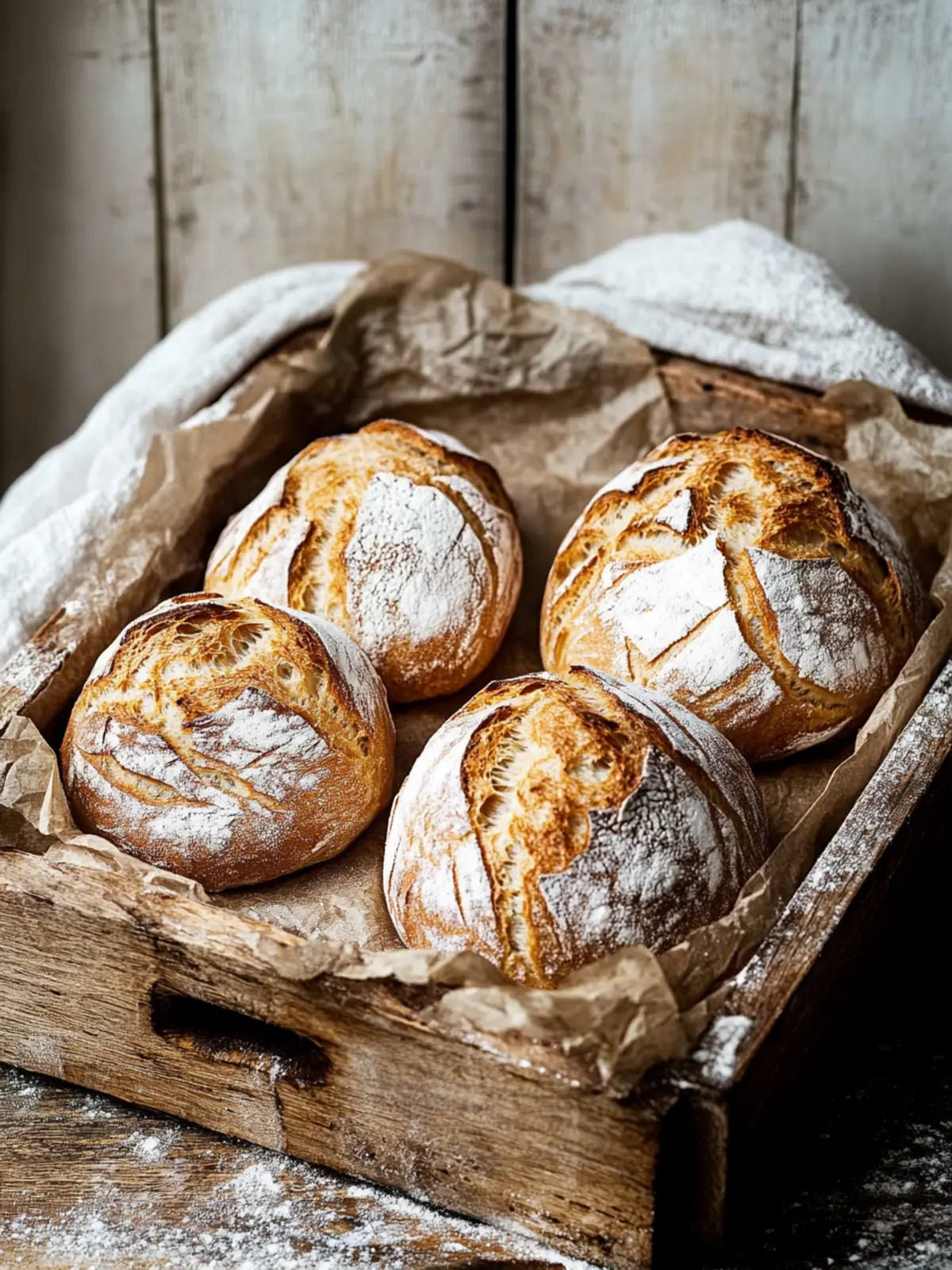 Roggenbrötchen mit Sauerteig: Einfach, aromatisch und frisch! 4 Roggenbrötchen mit Sauerteig
