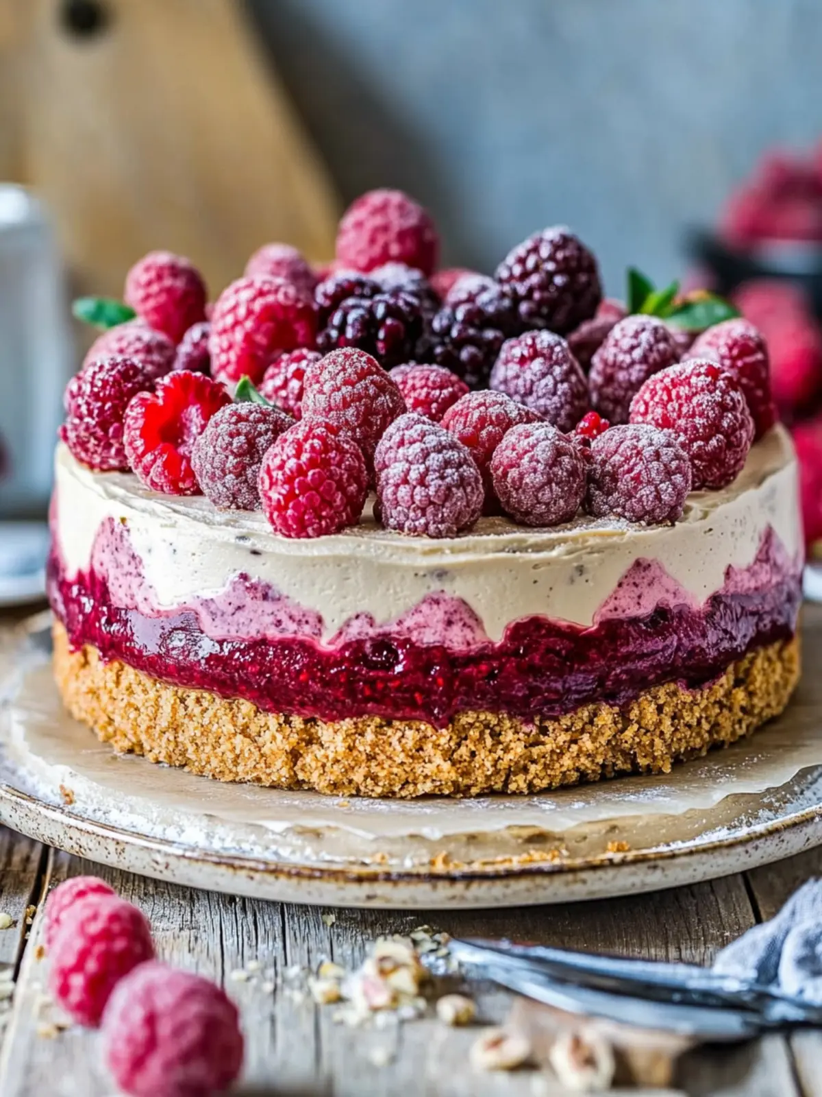 Kaffeemousse-Torte mit Himbeeren – Ein himmlisches Genuss-Erlebnis 3 Kaffeemousse-Torte mit Himbeeren