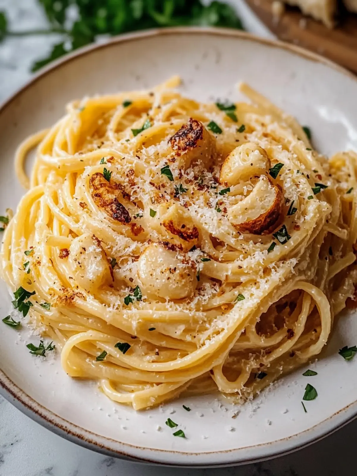 Cremige Knoblauch Garnelen Pasta: Der Genuss für Seafood-Liebhaber 4 Cremige Knoblauch Garnelen Pasta