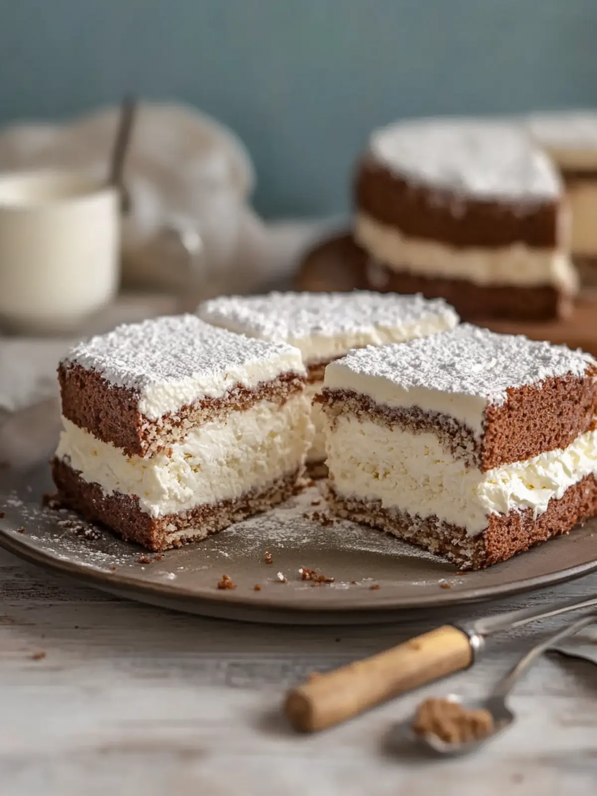 Milchschnitte-Kuchen vom Blech