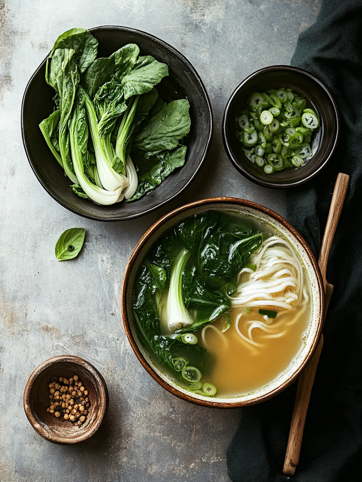 Leckere Bok Choi Hühnersuppe: Gesund, leicht und nachhaltig 2 Bok Choi Hühnersuppe