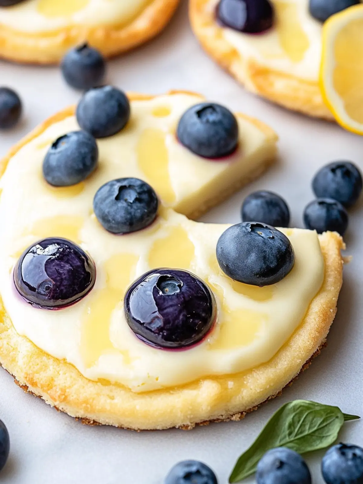 Zitronen-Blaubeer-Käsekuchen-Kekse für süße Genussmomente 5 Zitronen-Blaubeer-Käsekuchen-Kekse