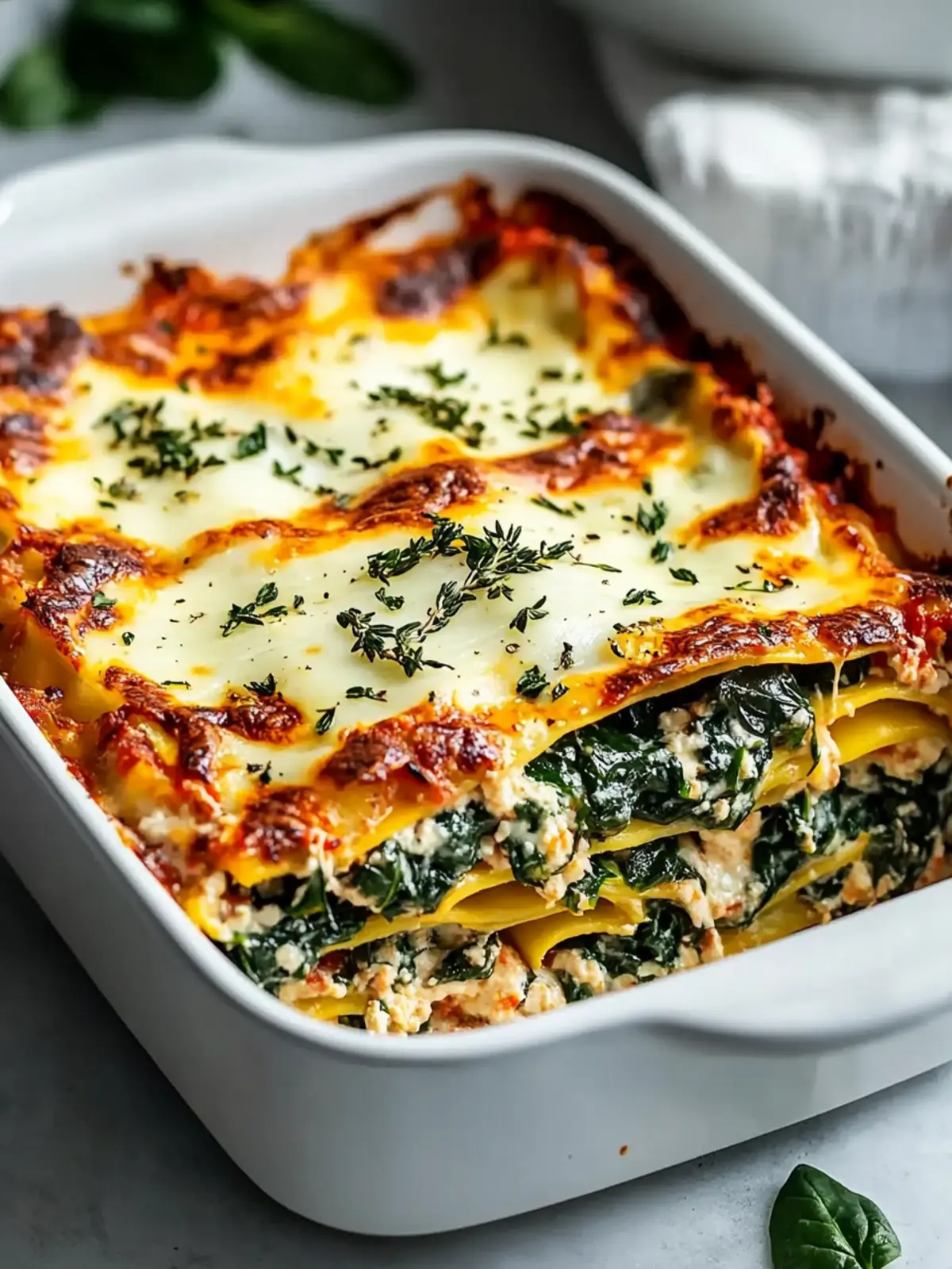 Käse Spinat-Zucchini Lasagne – Ein leichter Genuss für jeden Tag 3 Käse Spinat-Zucchini Lasagne