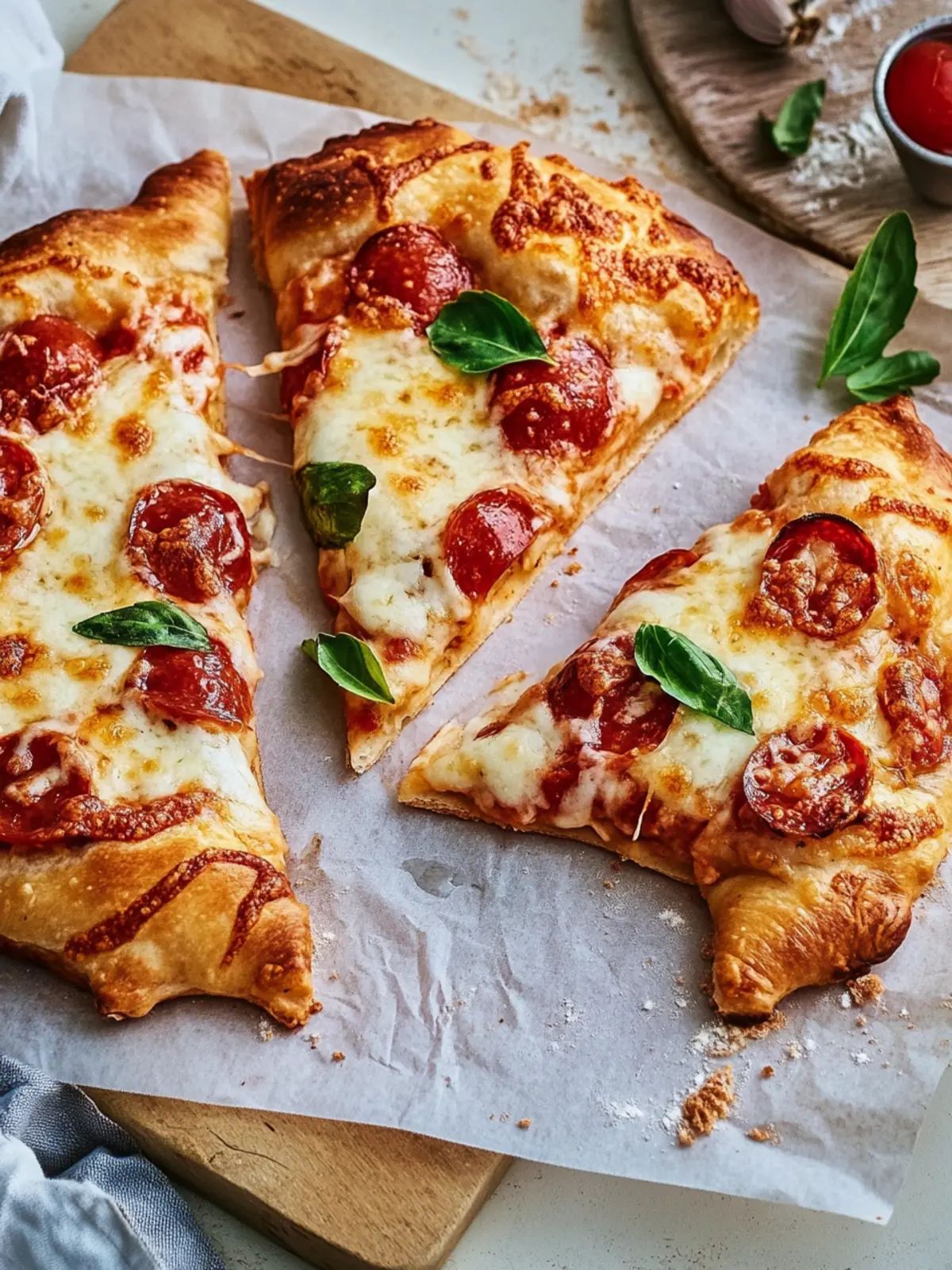Pizza-Croissants: Schnell & Schmackhaft für jede Party 3 Pizza-Croissants