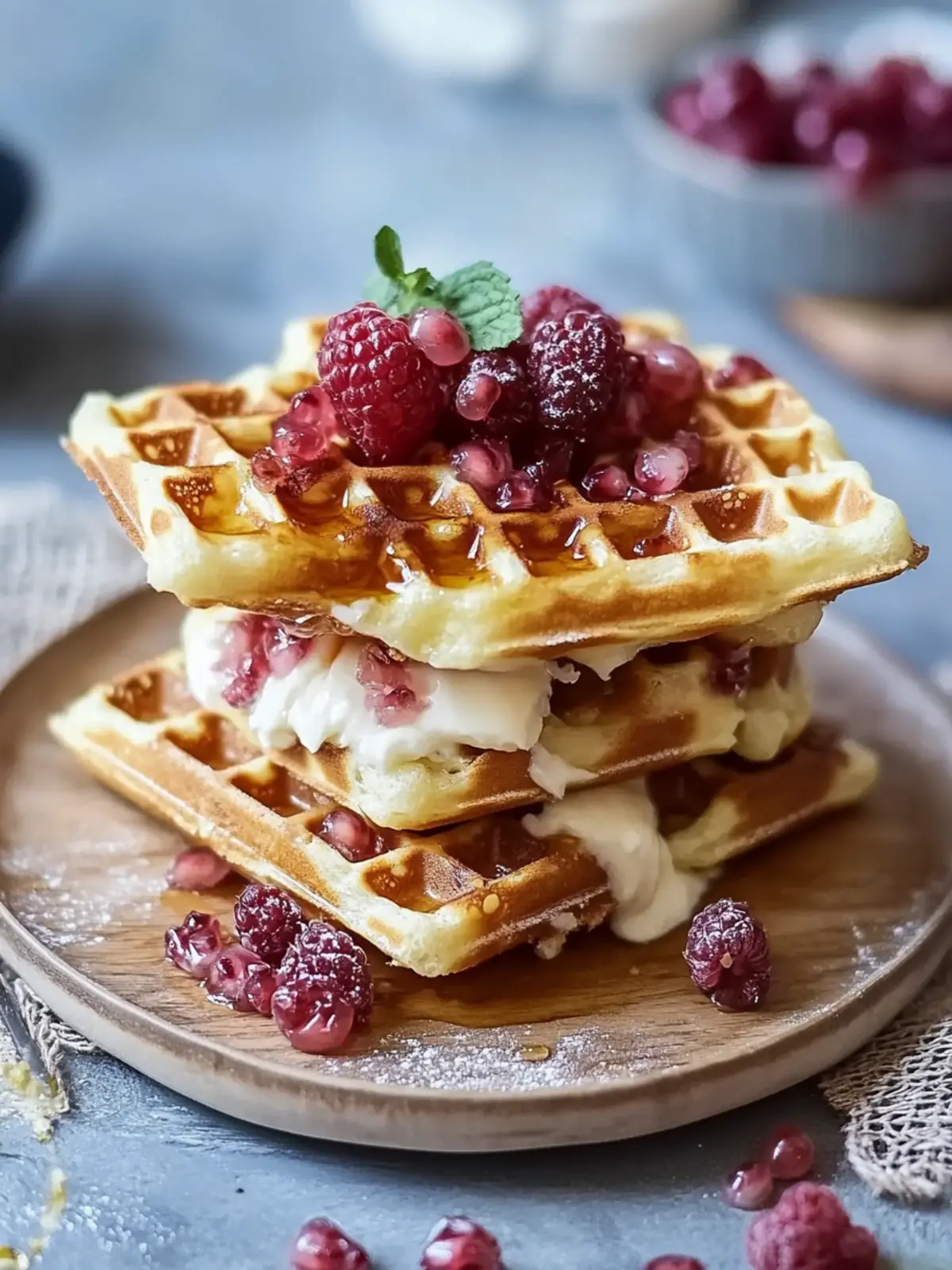 Herzhafte Waffeln mit Schinken und Käse – Ein Genuss für jede Gelegenheit 2 Herzhafte Waffeln mit Schinken und Käse
