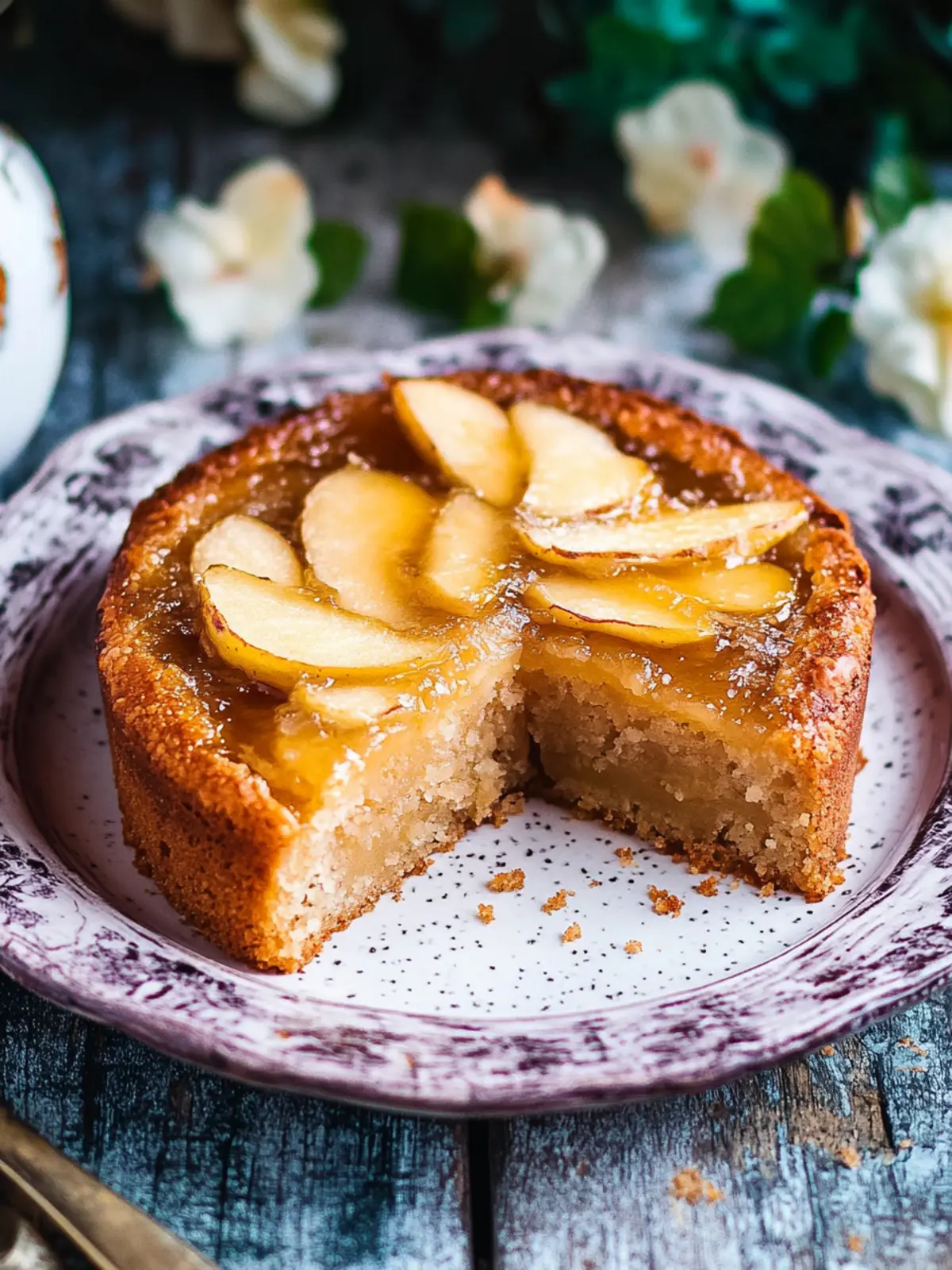 Glutenfreier Apfel-Umdreht-Kuchen