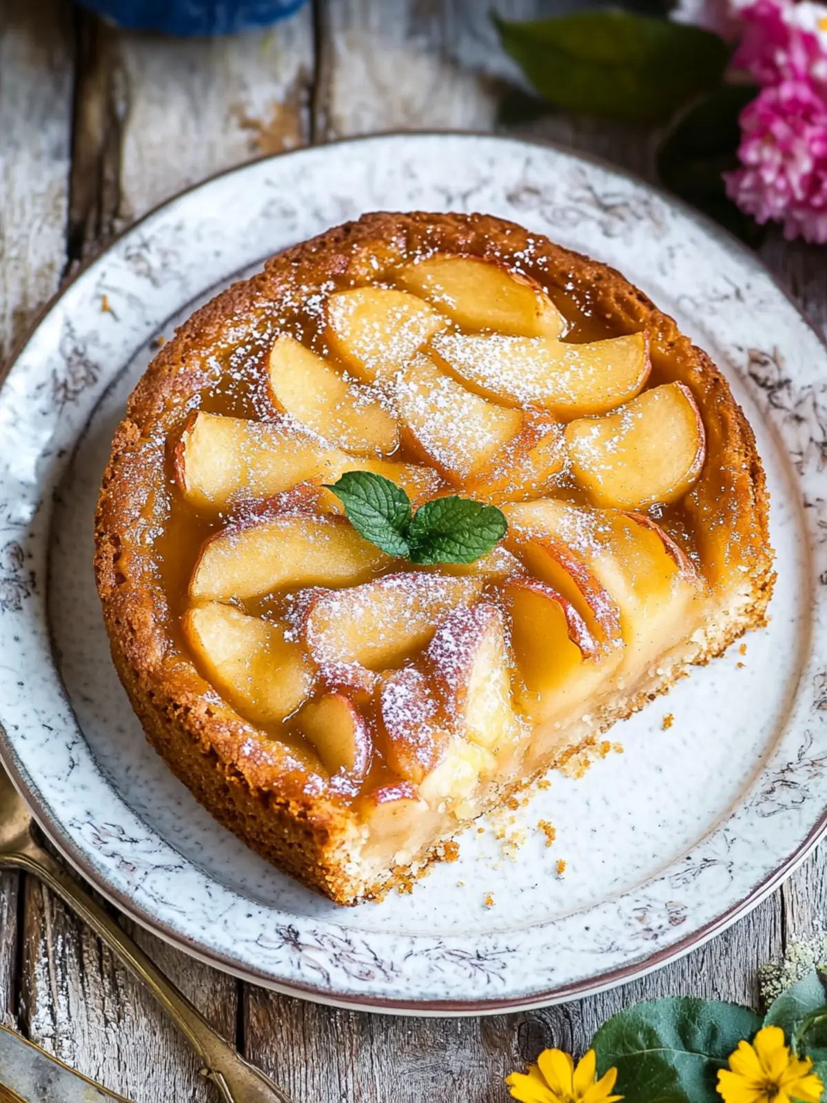Glutenfreier Apfel-Umdreht-Kuchen mit Karamellzauber 4 Glutenfreier Apfel-Umdreht-Kuchen
