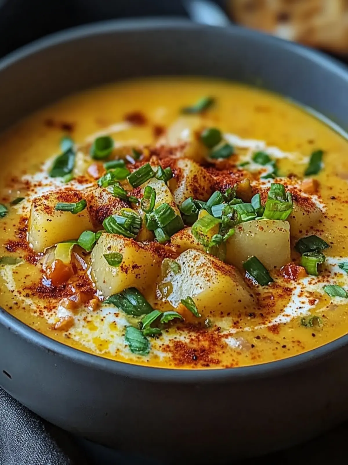 Würzige Cajun Kartoffelsuppe – Wärmender Genuss für Zuhause 4 Würzige Cajun Kartoffelsuppe