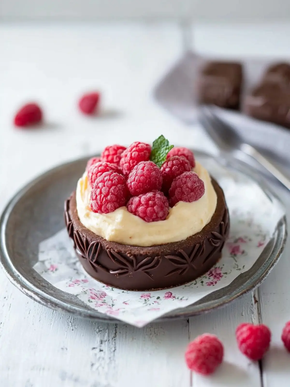 Mini Schokoladenkuchen für zwei