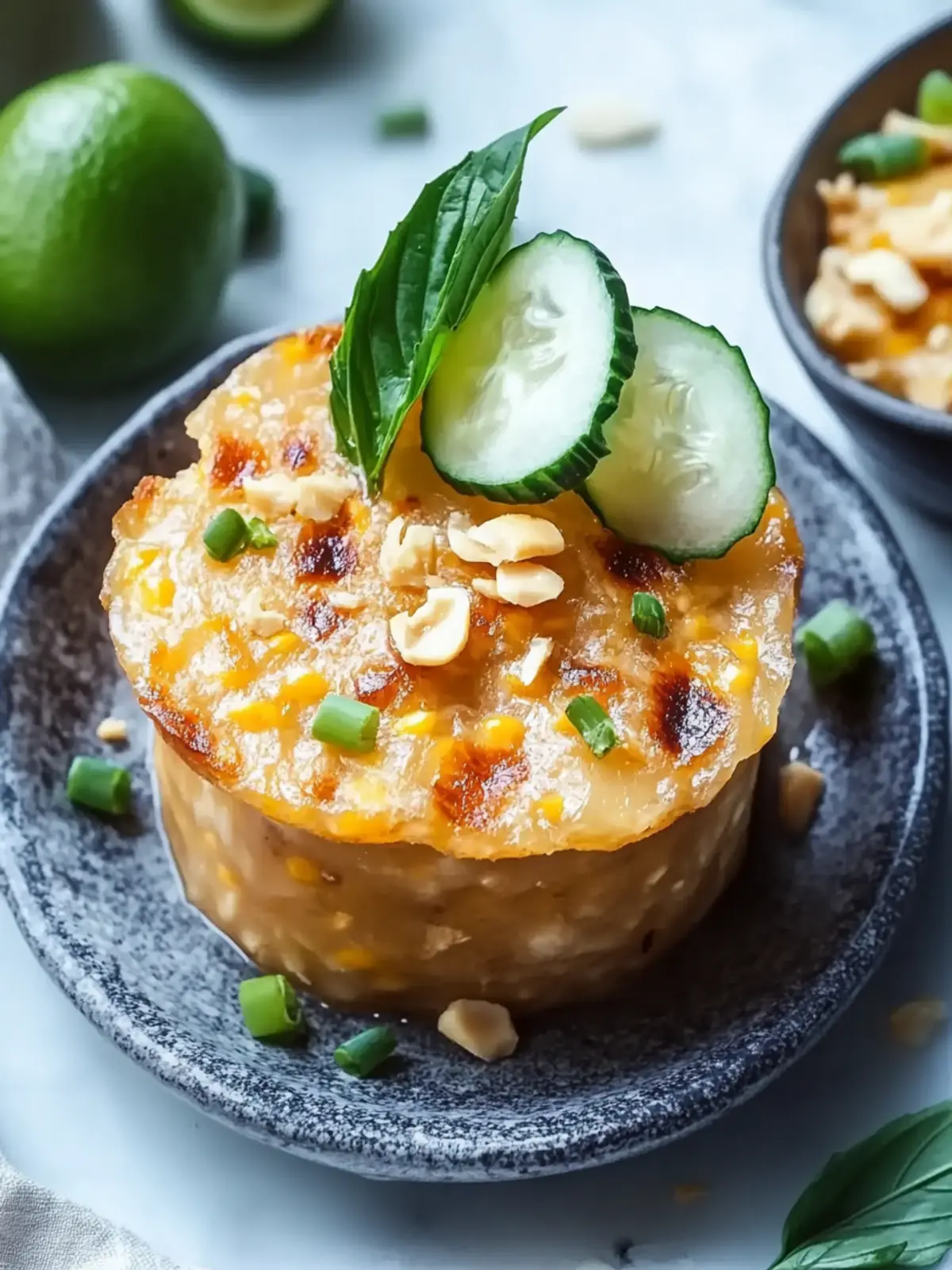 Vegane thailändische Maisküchlein
