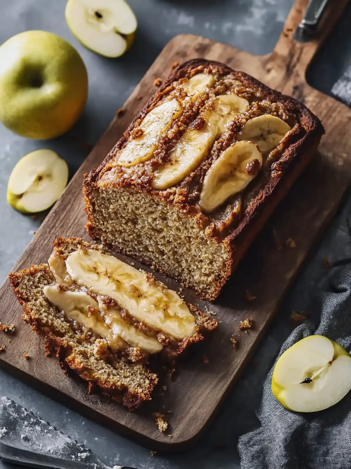 Bananen Apfel Brot ohne Zucker – Gesund und saftig genießen 5 Bananen Apfel Brot ohne Zucker