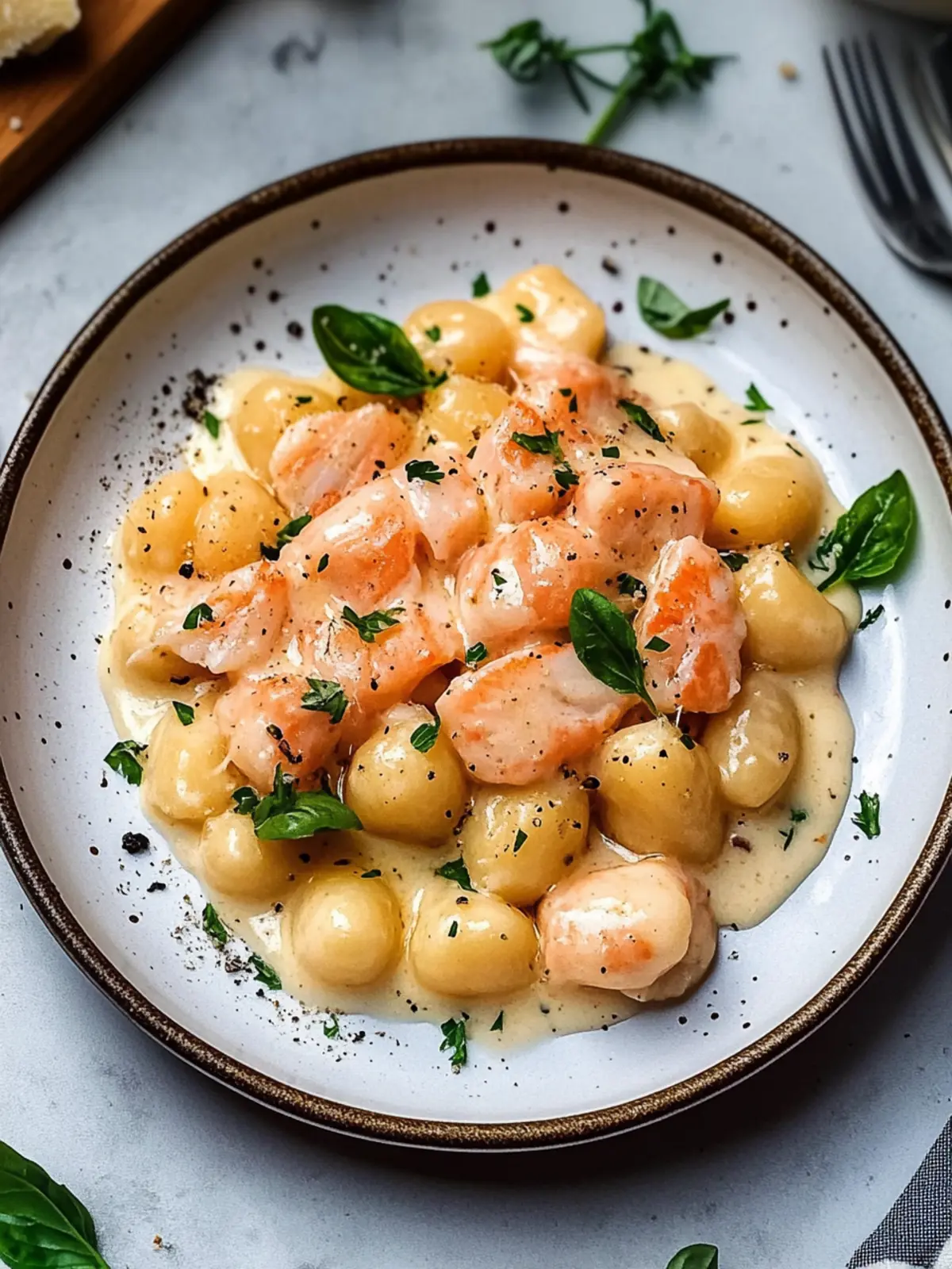 Cremige Lachs-Gnocchi für schnelle Gourmet-Abende 2 Cremige Lachs-Gnocchi