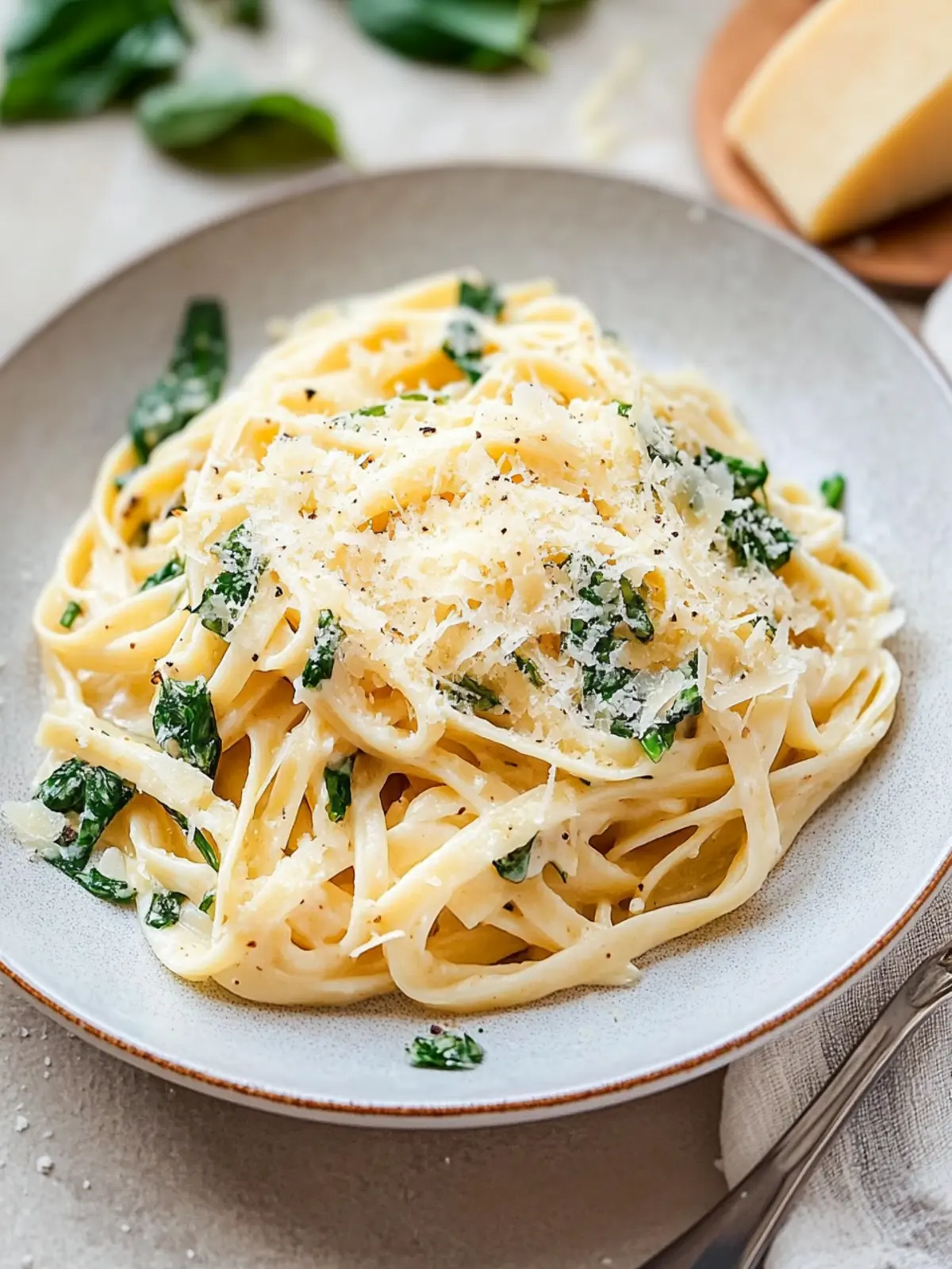 Bärlauch-Nudeln mit Parmesan: Frühlingsfrisch und schnell gekocht 5 Bärlauch-Nudeln mit Parmesan