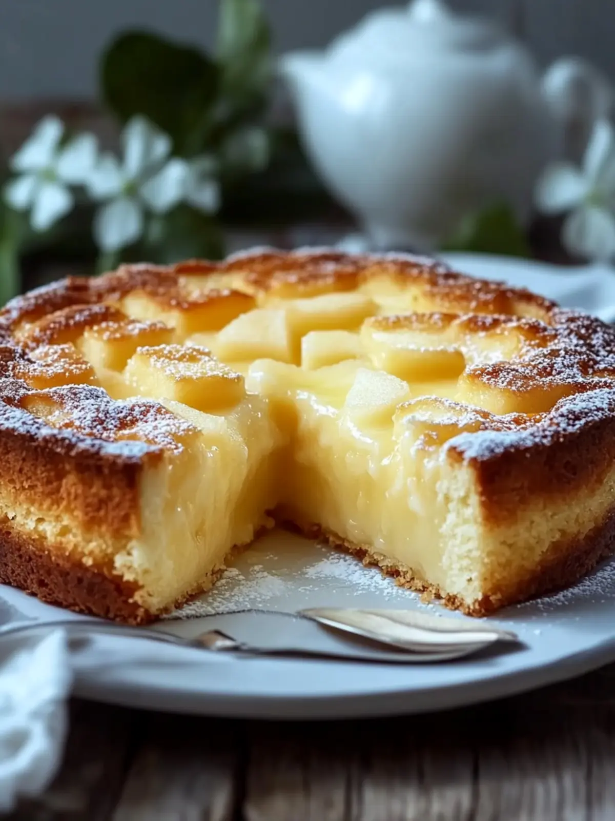 Apfelkuchen mit Vanillepudding: Der perfekte Genussmoment 4 Apfelkuchen mit Vanillepudding