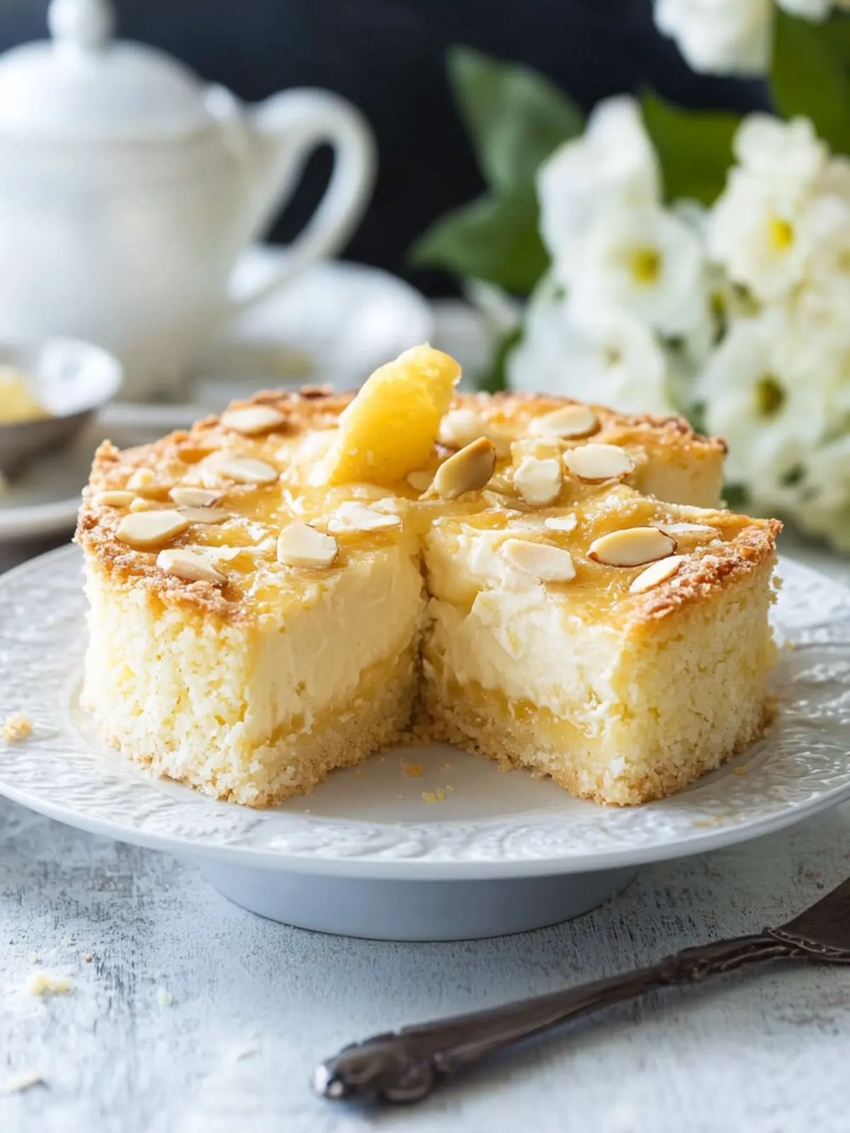 Blitz-Blechkuchen mit Mandelüberzug: Schnell & Köstlich Backen 3 Blitz-Blechkuchen mit Mandelüberzug