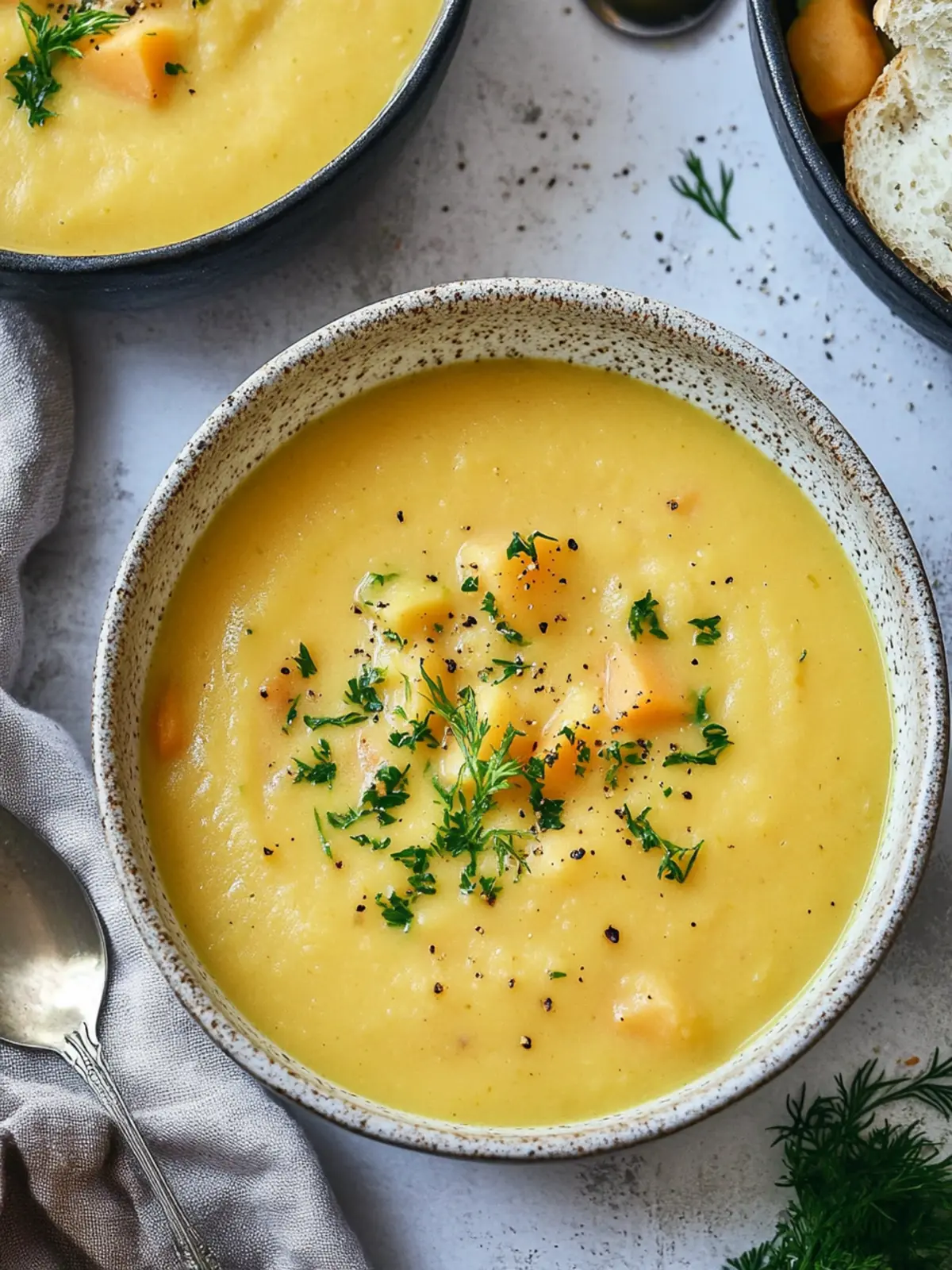 Einfache Kartoffelsuppe vegan: Cremig und voller Genuss 5 Einfache Kartoffelsuppe (vegan)