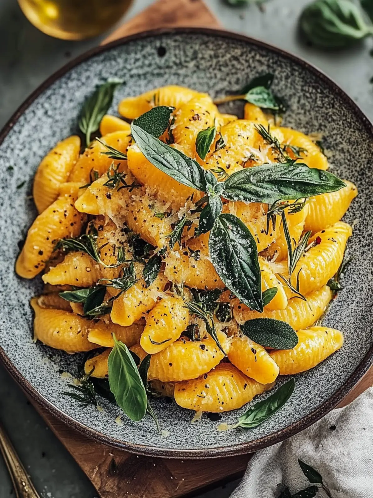 Köstliche Pumpkin-Schnittnudeln mit Salbei für Gemütliche Abende 4 Pumpkin-Schnittnudeln mit Salbei