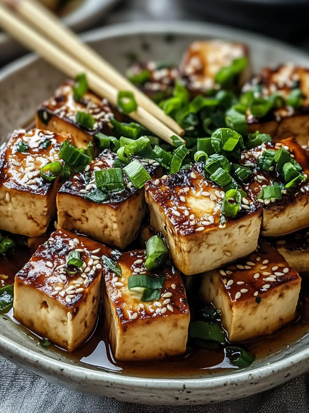 Knoblauch-Soja-Glasierte Tofu-Spieße für gesunde Grillliebhaber 2 Knoblauch-Soja-Glasierte Tofu-Spieße