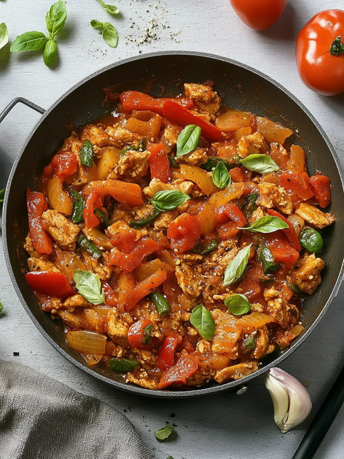 Paprika-Reis-Pfanne mit Hähnchen: Schnelles Genuss-Rezept für Jeden 2 Paprika-Reis-Pfanne mit Hähnchen