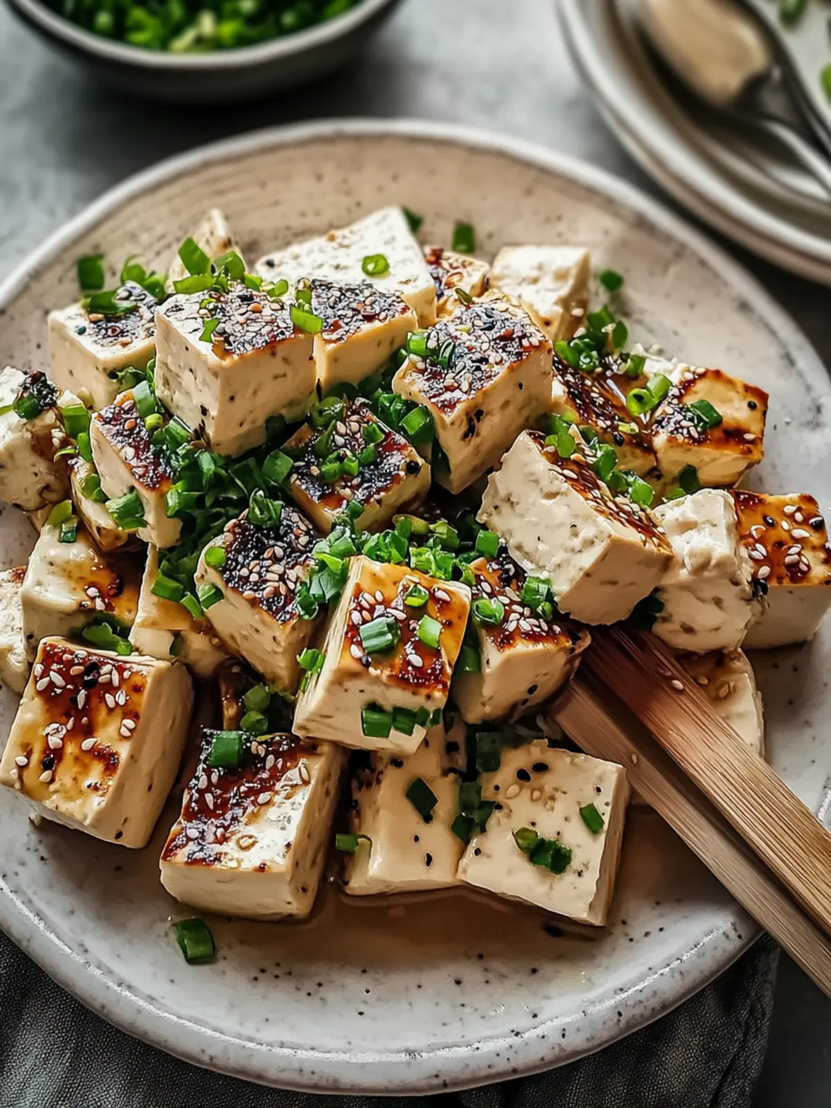 Knoblauch-Soja-Glasierte Tofu-Spieße für gesunde Grillliebhaber 4 Knoblauch-Soja-Glasierte Tofu-Spieße