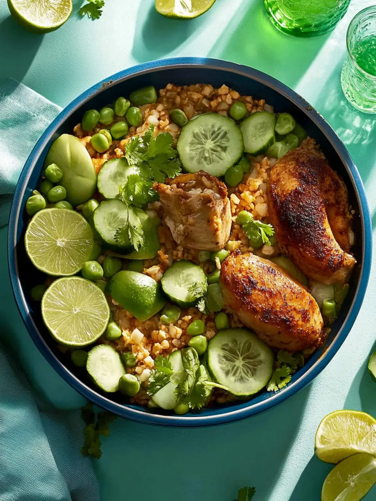 Ein-Topf-Mexikanisches Hühnchen und Reis – Lecker und Schnell! 5 Ein-Topf-Mexikanisches Hühnchen und Reis
