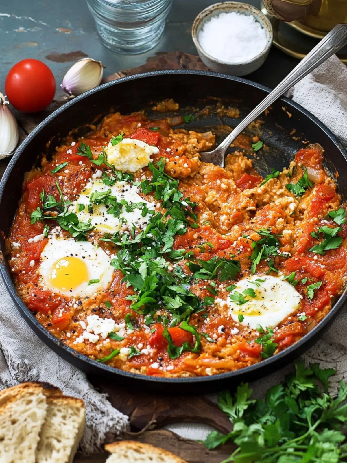 Schnelles Türkisches Frühstück: Perfektes Menemen Rezept 4 Türkisches Frühstück (Menemen)
