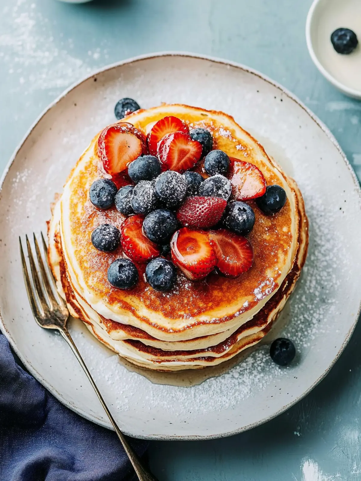 Dinkel-Joghurt-Pfannkuchen: Fluffig, gesund und schnell gemacht 4 Dinkel-Joghurt-Pfannkuchen