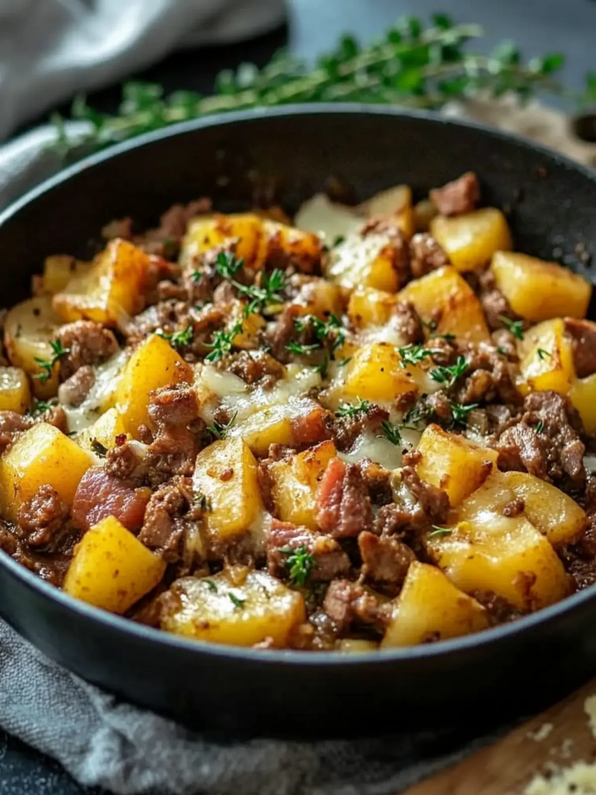 Kartoffel-Hackfleisch-Pfanne Rezept – Herzhaft und schnell genießen 4 Kartoffel-Hackfleisch-Pfanne Rezept