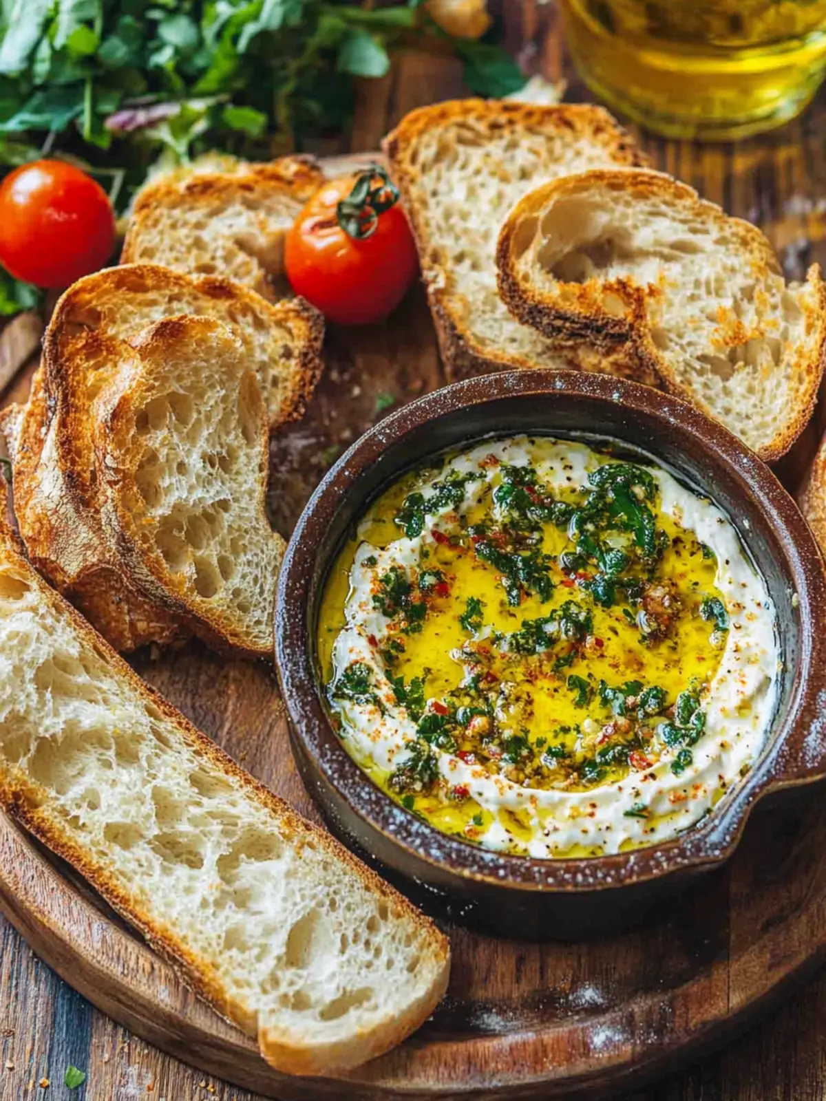 Leckeres gefülltes Brot-Dip-Öl für gemütliche Abende 5 Leckeres gefülltes Brot-Dip-Öl