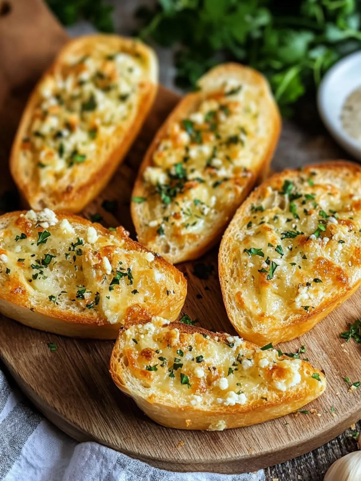 Geröstetes Knoblauchbrot aus dem Airfryer: Schnell & Lecker 3 Roasted garlic bread from the air fryer