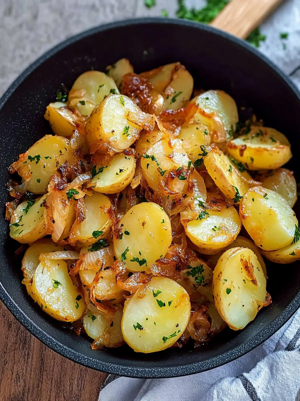 Bratkartoffeln aus gekochten Kartoffeln mit Zwiebeln ganz einfach 5 Bratkartoffeln from cooked potatoes with onions