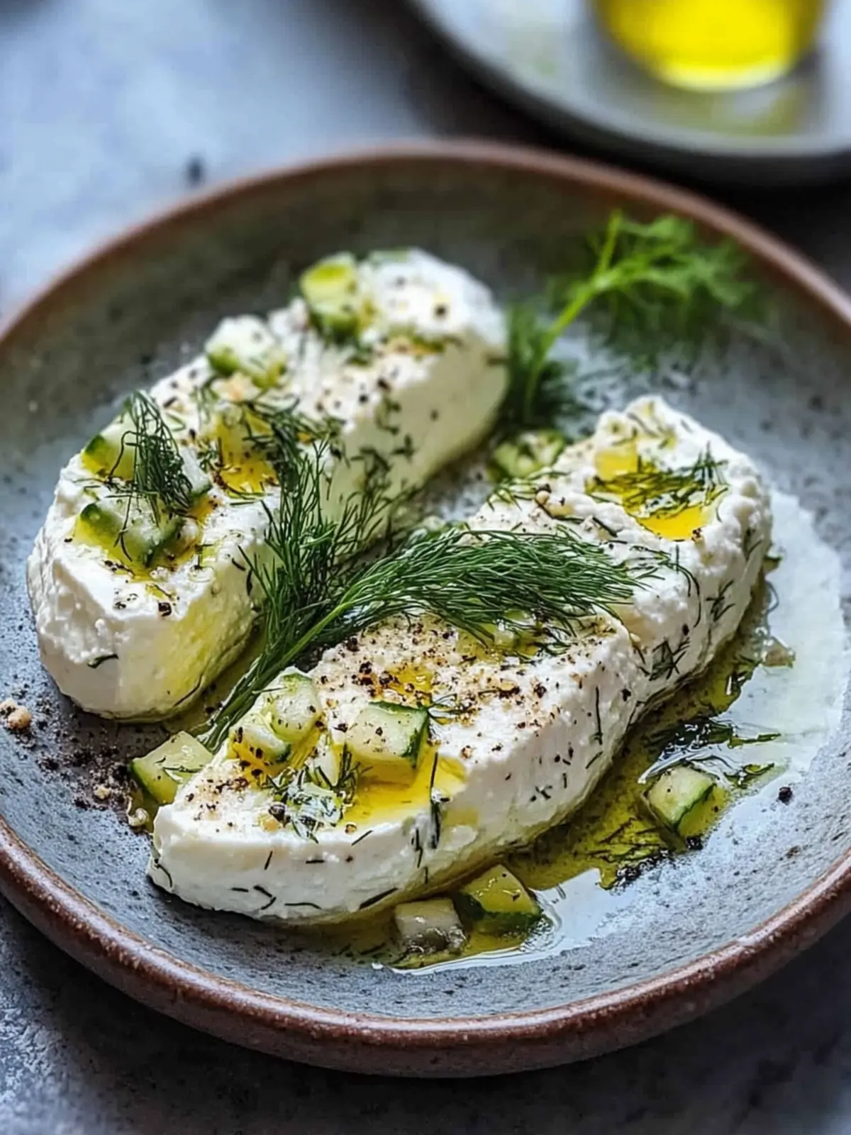 Delicate Gurken-Feta-Spieße mit Dill für sommerliche Genussmomente 4 Gurken-Feta-Spieße mit Dill