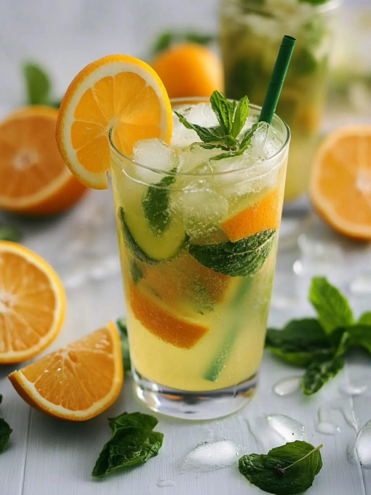 Erfrischender Orangen Mojito Cocktail für sonnige Tage 5 Orangen Mojito Cocktail
