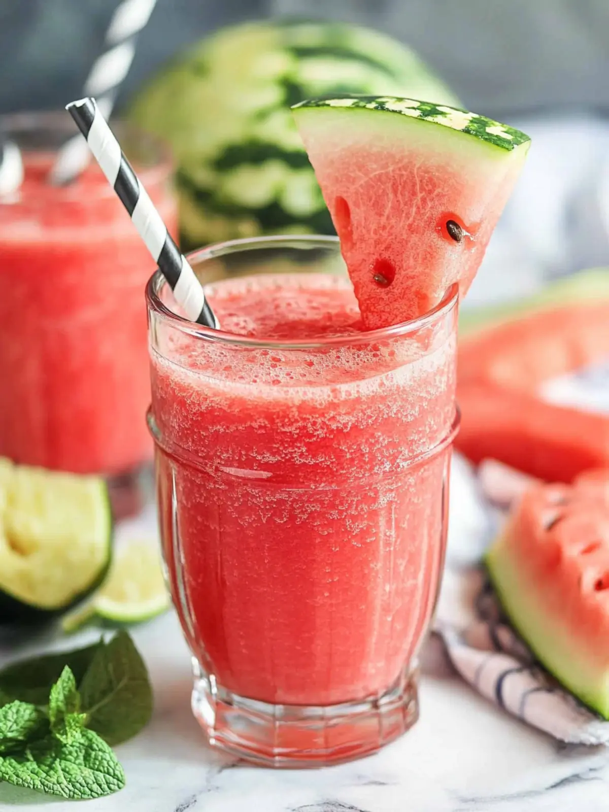 Erfrischender Wassermelonen-Smoothie – Dein Sommer Durstlöscher 5 Wassermelonen-Smoothie