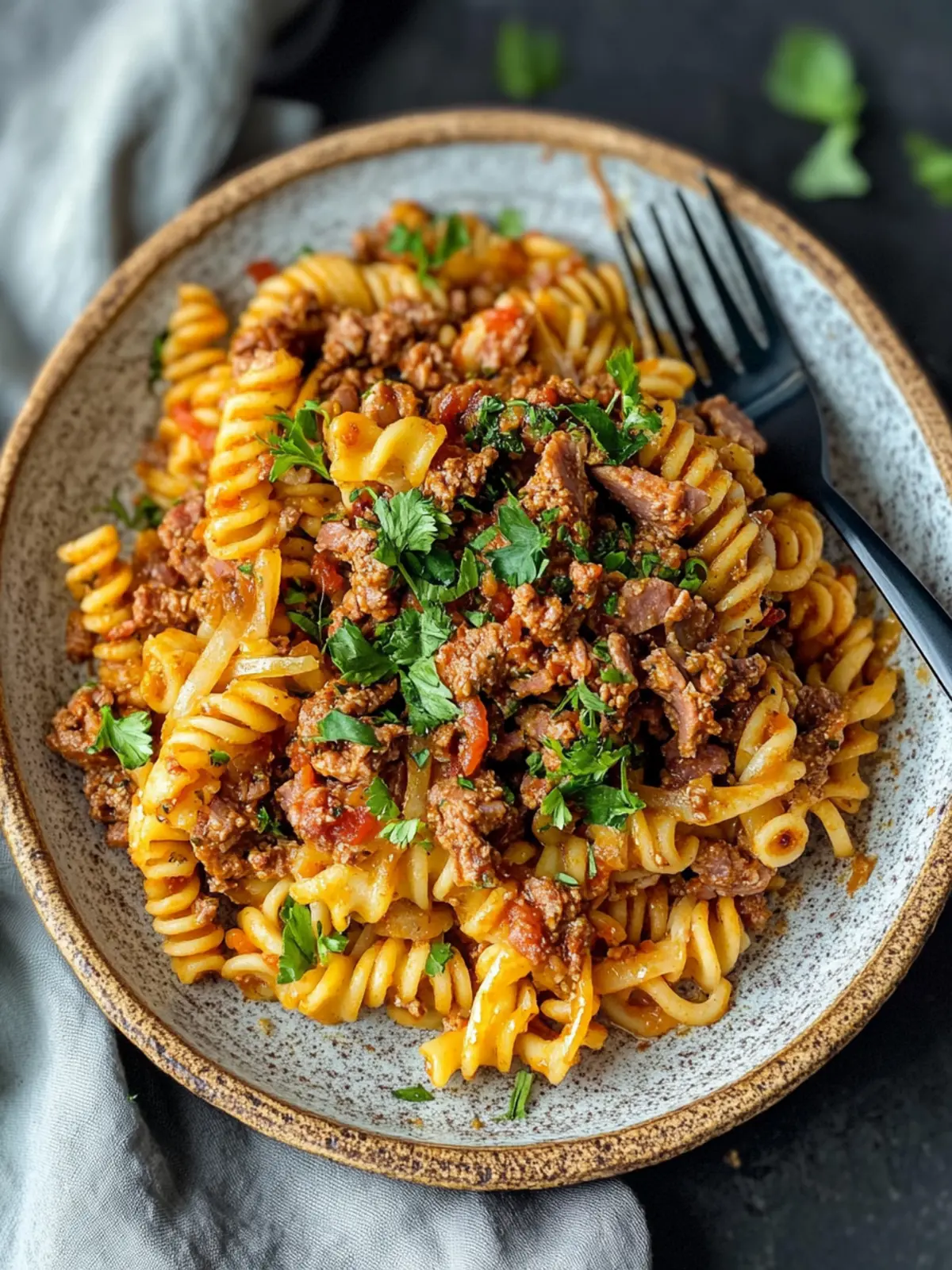 Nudelauflauf mit Hackfleisch und Paprika – Familienliebling für alle 4 Nudelauflauf mit Hackfleisch und Paprika