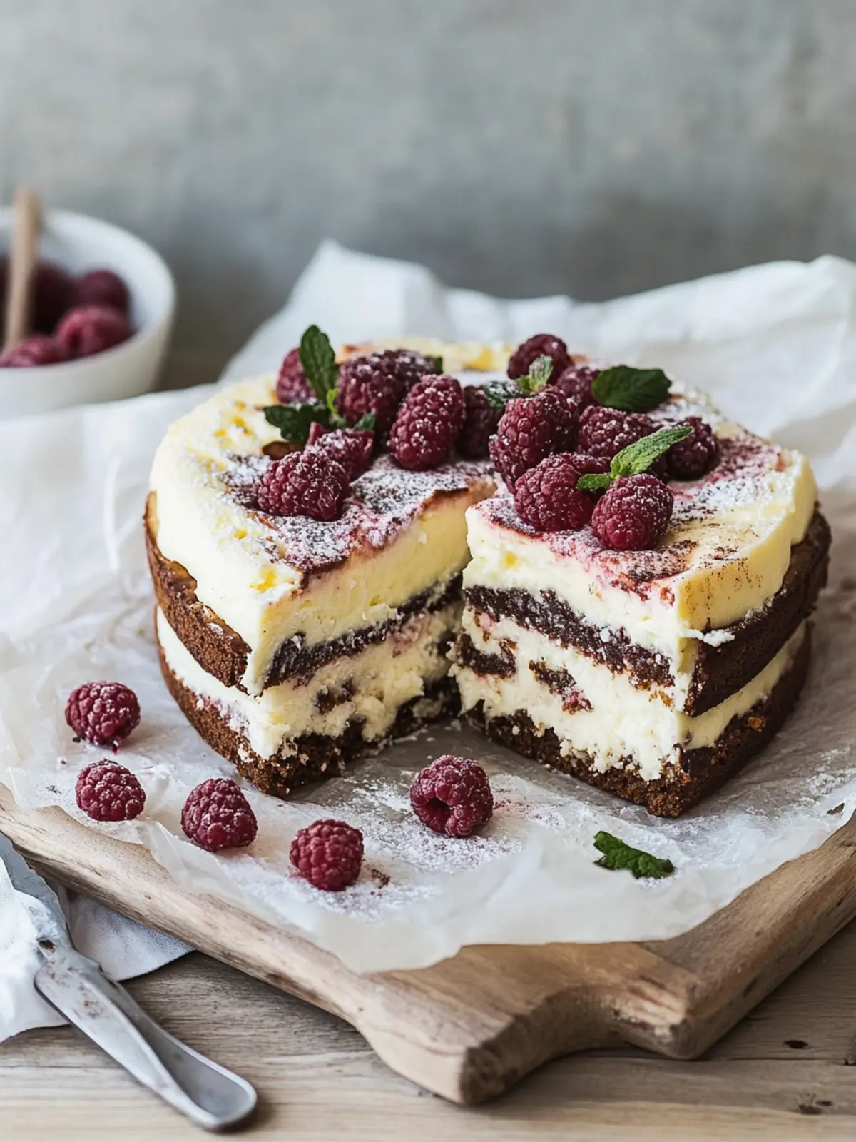 Käsekuchen-Brownies: Himmlische Leckerbissen für Schokoladenliebhaber 3 Käsekuchen-Brownies