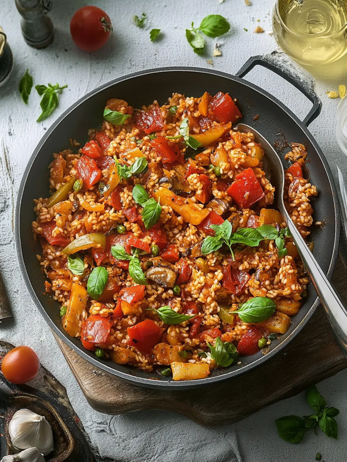 Paprika-Reis-Pfanne mit Hähnchen: Schnelles Genuss-Rezept für Jeden 4 Paprika-Reis-Pfanne mit Hähnchen