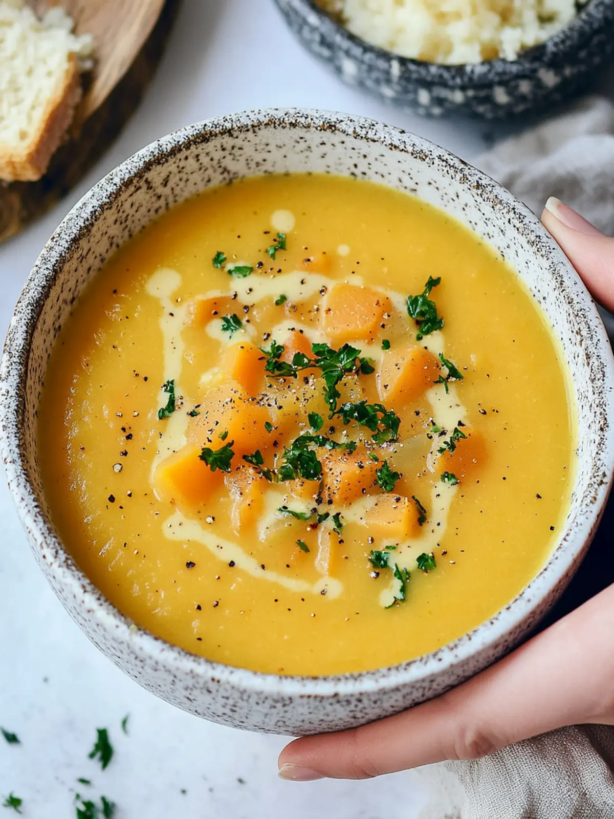 Einfache Kartoffelsuppe vegan: Cremig und voller Genuss 2 Einfache Kartoffelsuppe (vegan)
