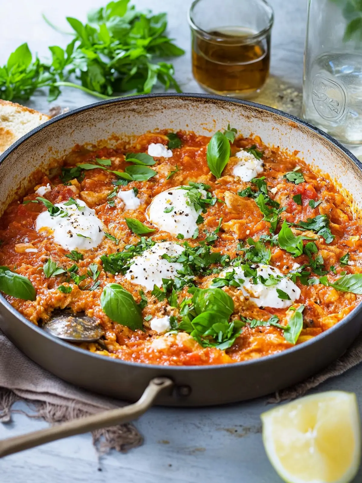 Schnelles Türkisches Frühstück: Perfektes Menemen Rezept 2 Türkisches Frühstück (Menemen)