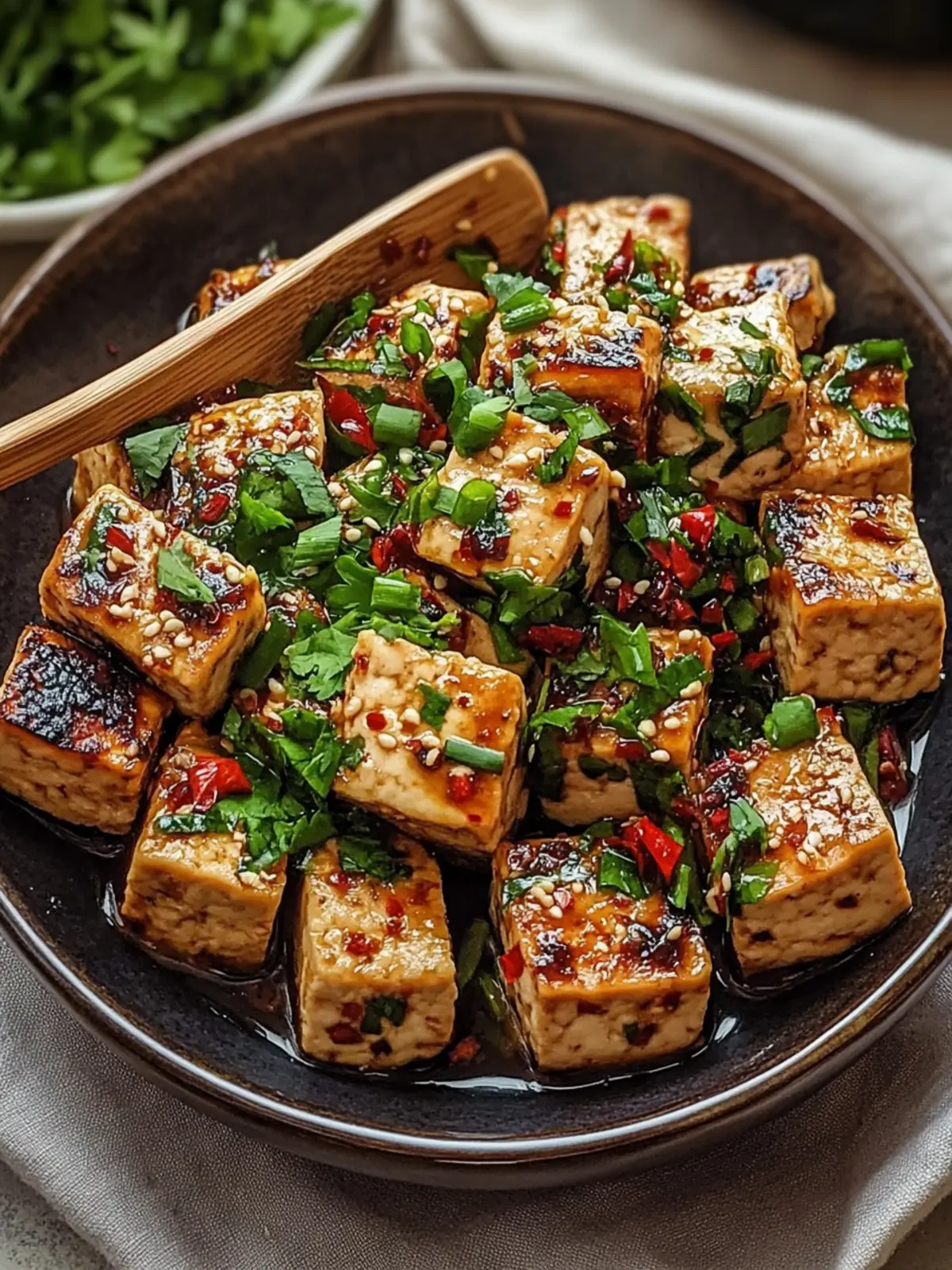 Knoblauch-Soja-Glasierte Tofu-Spieße für gesunde Grillliebhaber 3 Knoblauch-Soja-Glasierte Tofu-Spieße
