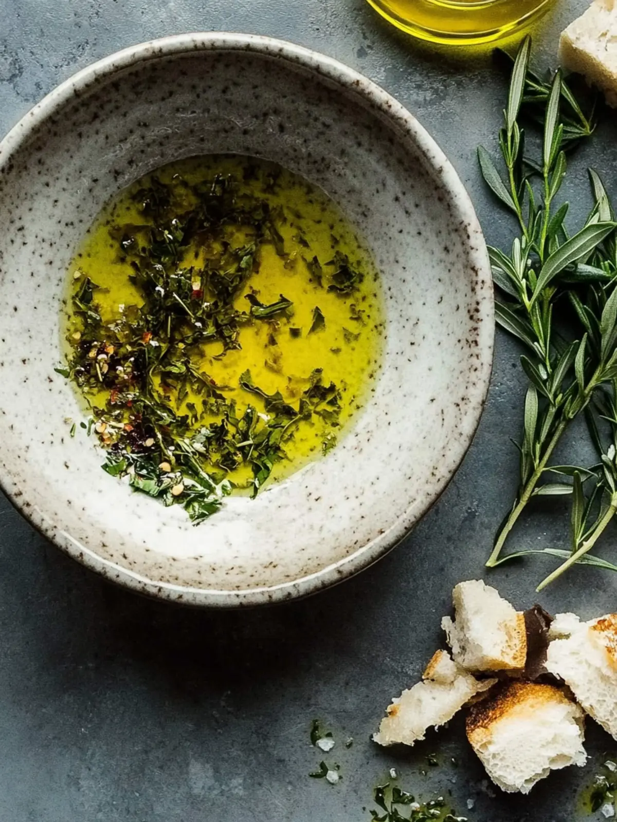 Knoblauch Olivenöl Dip – Schnelles Genussrezept für Freunde 2 Knoblauch Olivenöl Dip